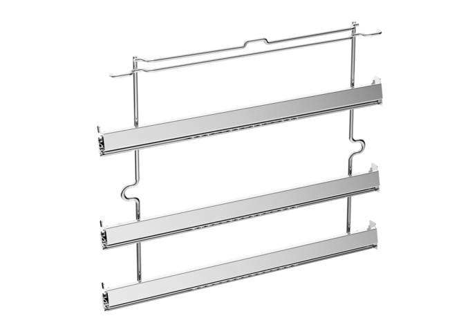 Полностью извлекаемые телескопические направляющие для Combair-Steamer 60, 3 уровня