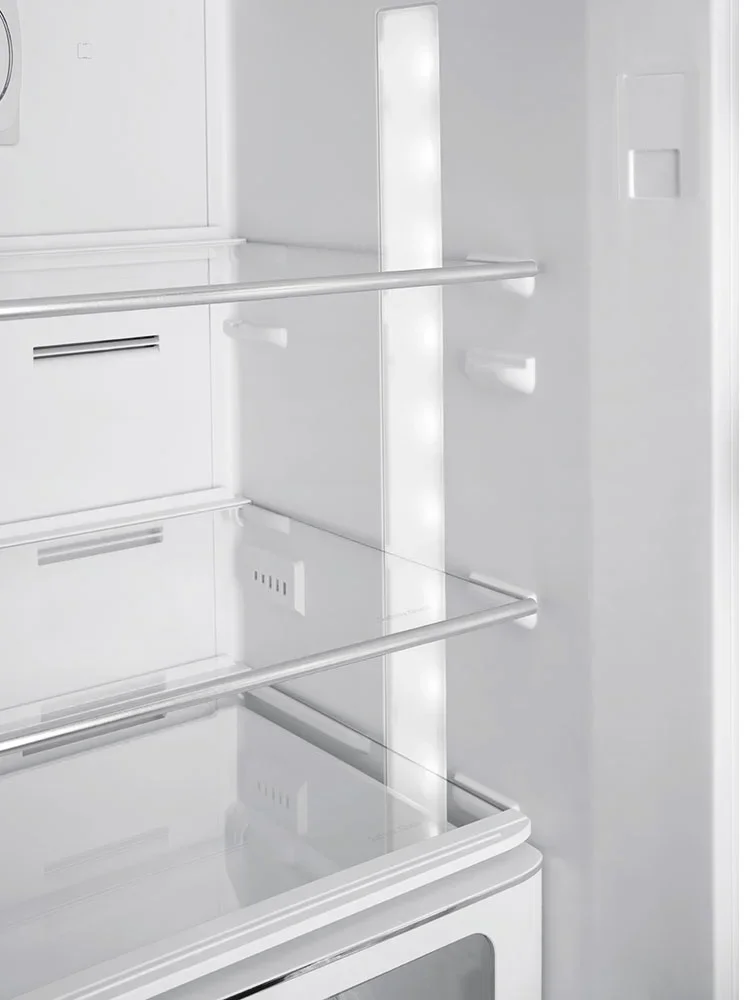 SMEG FAB32RLI6 Отдельностоящий двухдверный холодильник, стиль 50-х годов, 60 см, цвет лайма, No-fros