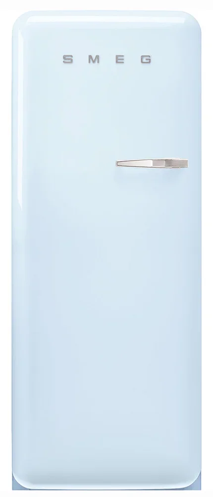 SMEG FAB28LPB6 Отдельностоящий однодверный холодильник, стиль 50-х годов, 60 см, пастельный голубой,